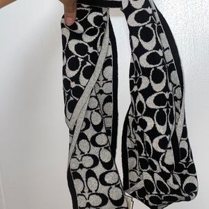 Authentic Coach Scarf- reversible! Like new!